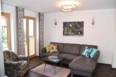 Ein Sitzbereich in der Unterkunft Holiday home in Pfreimd - Oberpfalz 38096