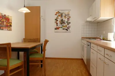 Küche/Küchenzeile in der Unterkunft Ferienwohnung Westiner