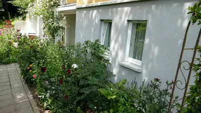 Ein Garten an der Unterkunft Ferienwohnung Westiner