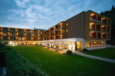 Das Gebäude in dem sich das Hotel befindet