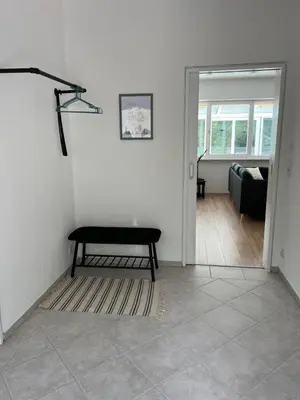 Ein Bett oder Betten in einem Zimmer der Unterkunft Steinwald-Zeit