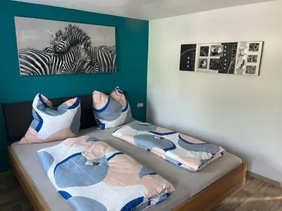Ein Bett oder Betten in einem Zimmer der Unterkunft Bauernhofidylle in Arzberg-Bergnersreuth