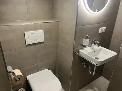 Ein Badezimmer in der Unterkunft Bauernhofidylle in Arzberg-Bergnersreuth