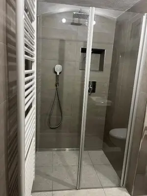 Ein Badezimmer in der Unterkunft Bauernhofidylle in Arzberg-Bergnersreuth