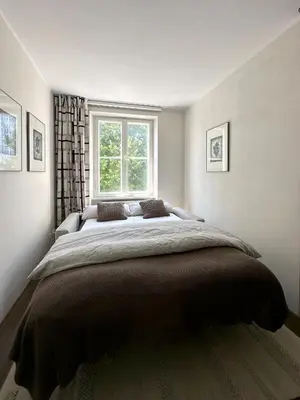 Ein Bett oder Betten in einem Zimmer der Unterkunft Wagner Suite Bayreuth Ideal für Festspielgäste