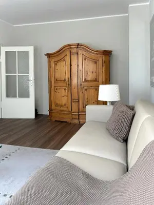 Ein Sitzbereich in der Unterkunft Wagner Suite Bayreuth Ideal für Festspielgäste