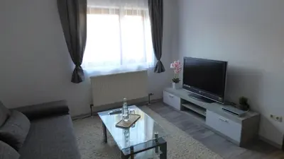 TV/Unterhaltungsangebot in der Unterkunft Ferienwohnung Jedermann