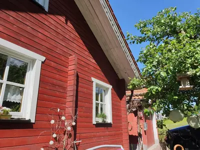 Das Gebäude in dem sich die Ferienwohnung befindet