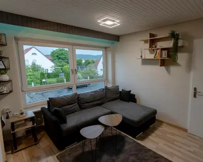 Ein Sitzbereich in der Unterkunft Modern Cozy Apartment With Stars
