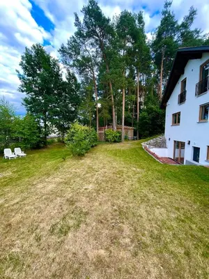 Ein Garten an der Unterkunft Ferienwohnung Am Sand