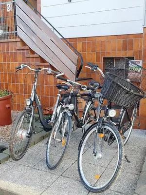 Radfahren an der Unterkunft Rad und Rudel Ferienwohnung oder in der Nähe