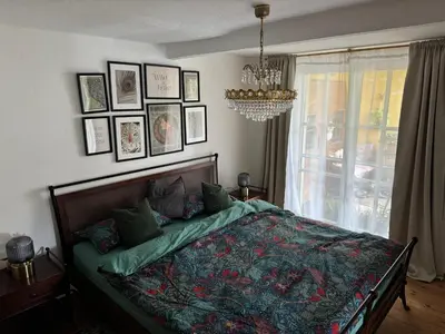 Ein Bett oder Betten in einem Zimmer der Unterkunft CottageCreek
