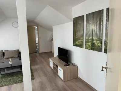 TV/Unterhaltungsangebot in der Unterkunft Appartment mit Aussicht 