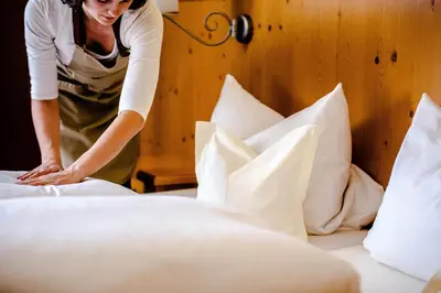 Ein Bett oder Betten in einem Zimmer der Unterkunft Hotel Weyh