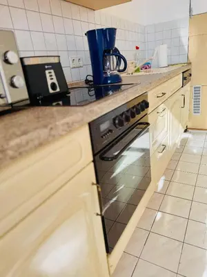 Küche/Küchenzeile in der Unterkunft Das Siegener Familien-Residenz