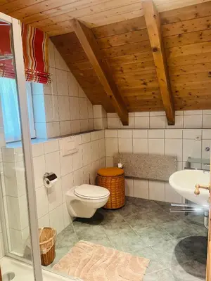Ein Badezimmer in der Unterkunft Ferienwohnung Kern