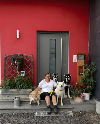 Haustiere von Gästen der Unterkunft Husky-Hof