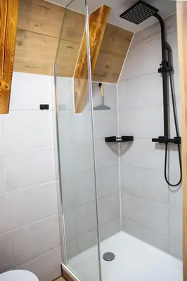 Ein Badezimmer in der Unterkunft Pirker Anden Chalet