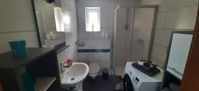 Ein Badezimmer in der Unterkunft Ferienwohnung Fichtelgebirge