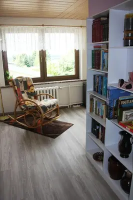 Die Bibliothek in der Ferienwohnung