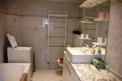 Ein Badezimmer in der Unterkunft FeWo Schätzler