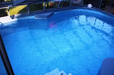 Der Swimmingpool an oder in der Nähe von FeWo Schätzler