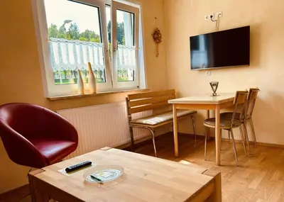 TV/Unterhaltungsangebot in der Unterkunft NEU Ferienwohnung Gudrun