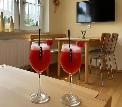 Getränke in der Unterkunft NEU Ferienwohnung Gudrun