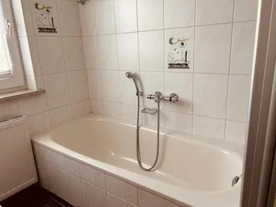 Ein Badezimmer in der Unterkunft NEU Ferienwohnung Gudrun