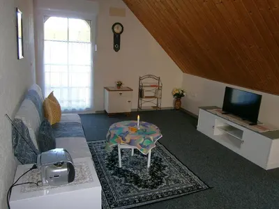 TV/Unterhaltungsangebot in der Unterkunft Ferienwohnung Linden