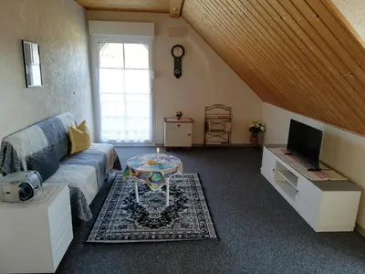 TV/Unterhaltungsangebot in der Unterkunft Ferienwohnung Linden