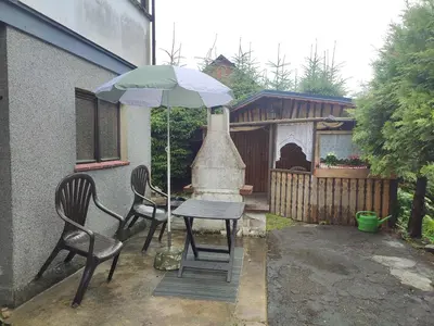 Ein Patio oder anderer Außenbereich in der Unterkunft FerienHaus 