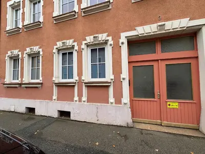 Das Gebäude in dem sich die Ferienwohnung befindet
