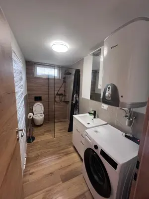 Ein Badezimmer in der Unterkunft Busu