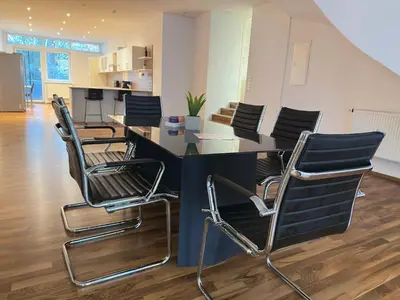 Ein Sitzbereich in der Unterkunft Luxury Loft in Bayreuth Central & Exclusive