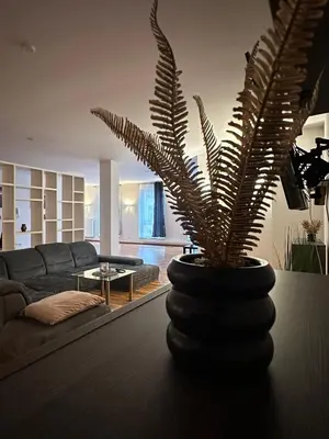 Ein Sitzbereich in der Unterkunft Luxury Loft in Bayreuth Central & Exclusive
