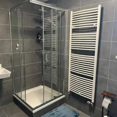 Ein Badezimmer in der Unterkunft Ferienwohnung Tasias