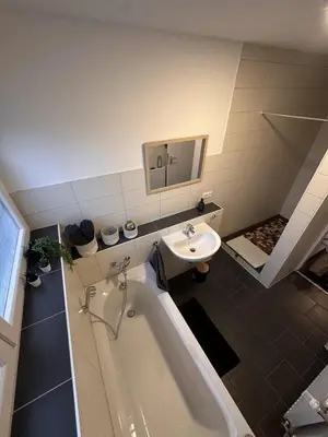 Ein Badezimmer in der Unterkunft Wohnen im Herzen von Kulmbach