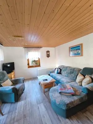 Ein Sitzbereich in der Unterkunft Haus Sonneneck 2