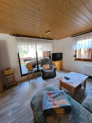 Ein Sitzbereich in der Unterkunft Haus Sonneneck 2