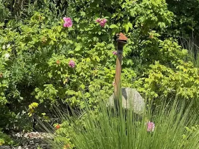 Ein Garten an der Unterkunft Domizil am Festspielhaus