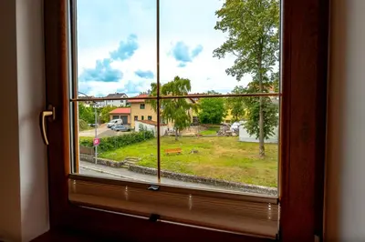 Ein Garten an der Unterkunft Eslarner Zoiglstum beim Strehern