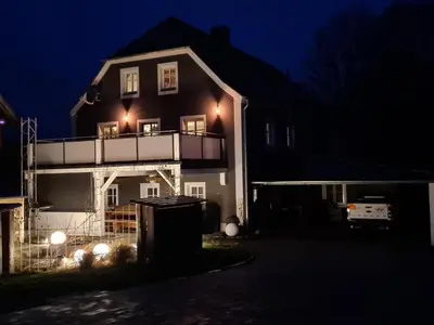 Das Gebäude in dem sich der Campingplatz befindet