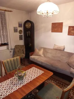 Ein Sitzbereich in der Unterkunft Ferien- und Monteurwohnung Kieß