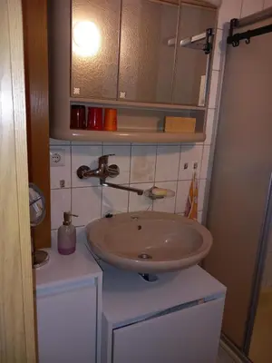 Ein Badezimmer in der Unterkunft Ferien- und Monteurwohnung Kieß