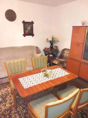 Ein Sitzbereich in der Unterkunft Ferien- und Monteurwohnung Kieß