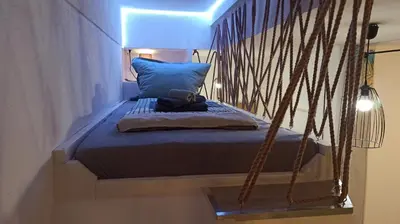 Ein Bett oder Betten in einem Zimmer der Unterkunft Apartment Tiny Style