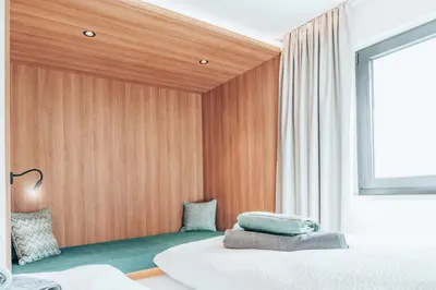 Ein Bett oder Betten in einem Zimmer der Unterkunft Auszeit3