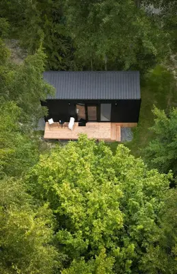 Naturlandschaft in der Nähe des Chalets