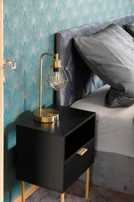 Ein Bett oder Betten in einem Zimmer der Unterkunft Knappenstube